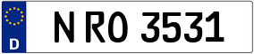 Truck License Plate